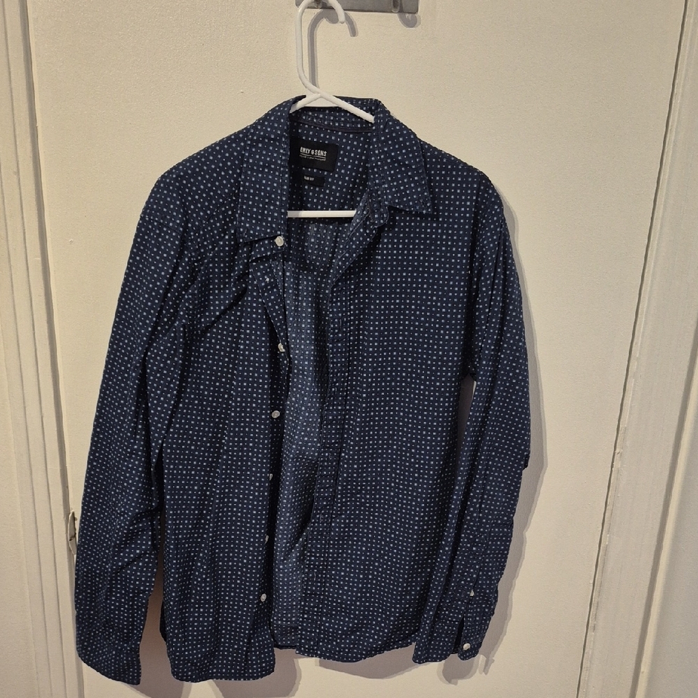Navy Blue Men's Jacket by Goodfellow & Co